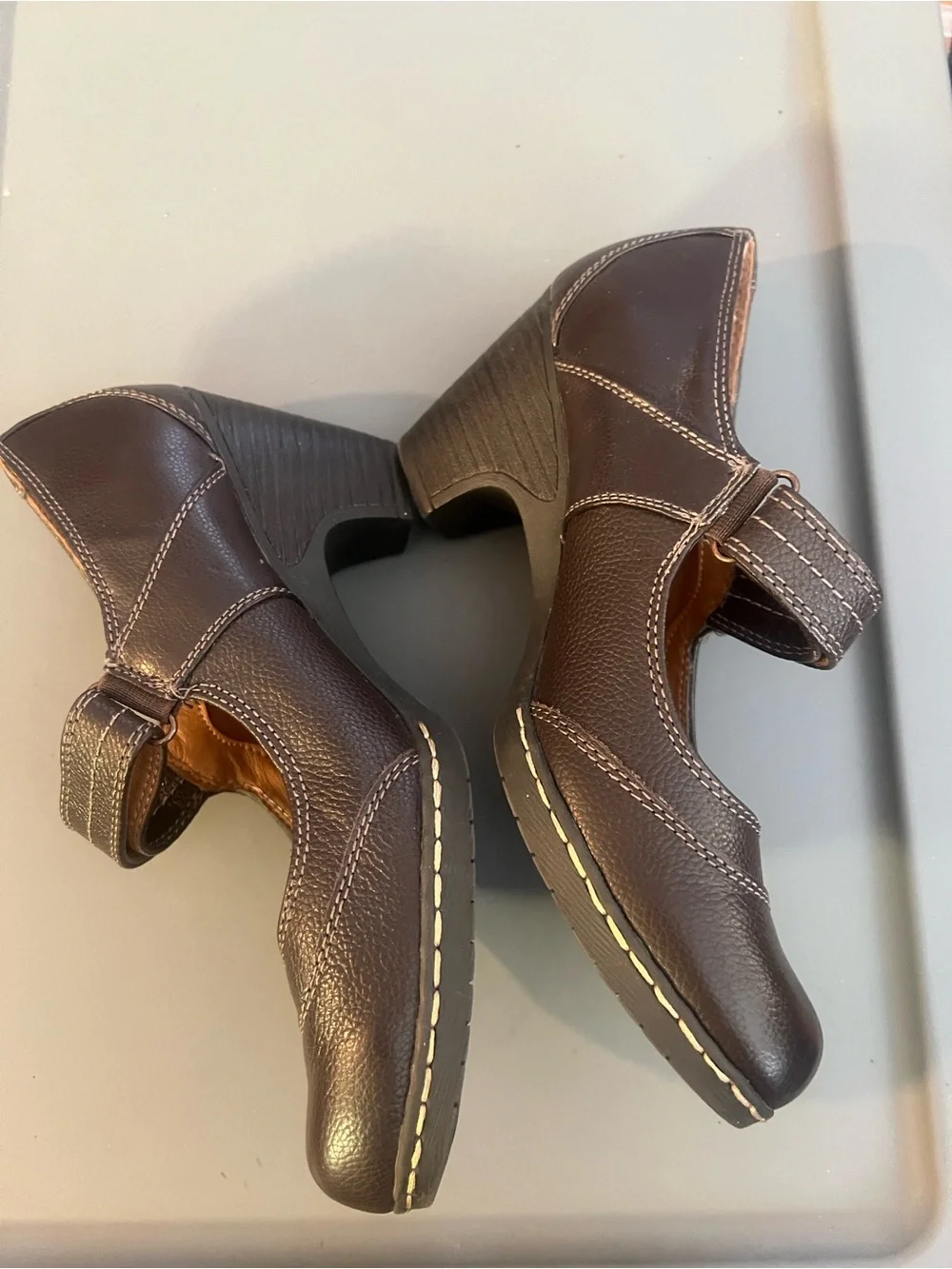 I Love Comfort Mary Jane Women's Leather Shoes Like New!!! Size 8.5